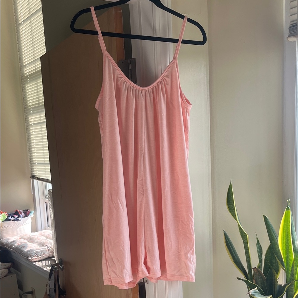 Light Pink Sleeveless Romper